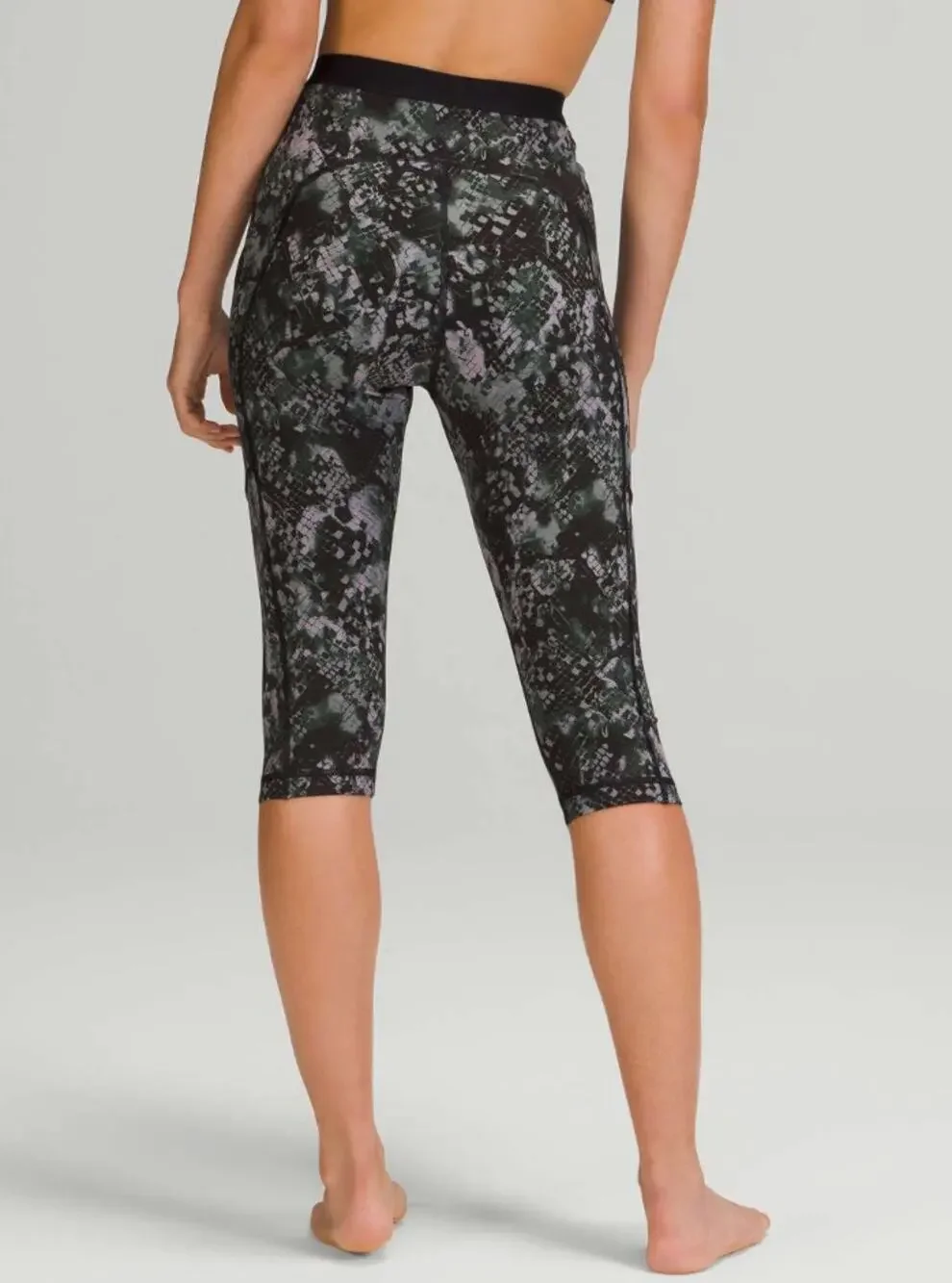 Lululemon Athletica High Rise Paddle Crop 15.75